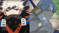 Bakugo (left) and Himmel (right) (Image via Bones & Madhosue)